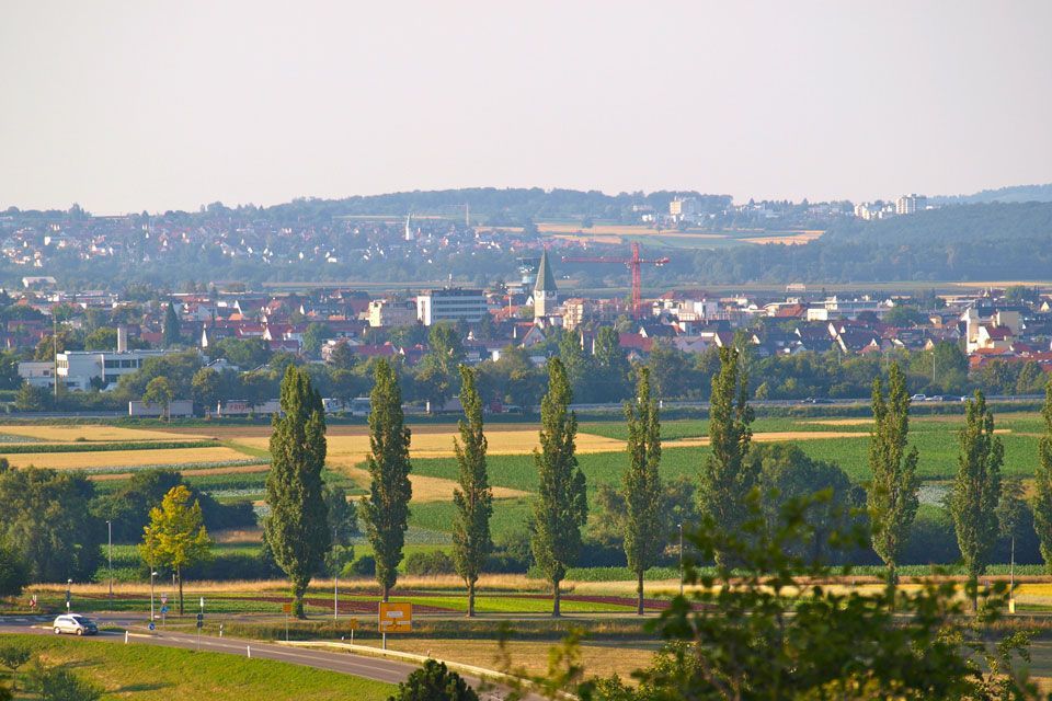 Filderstadt aus der Ferne
