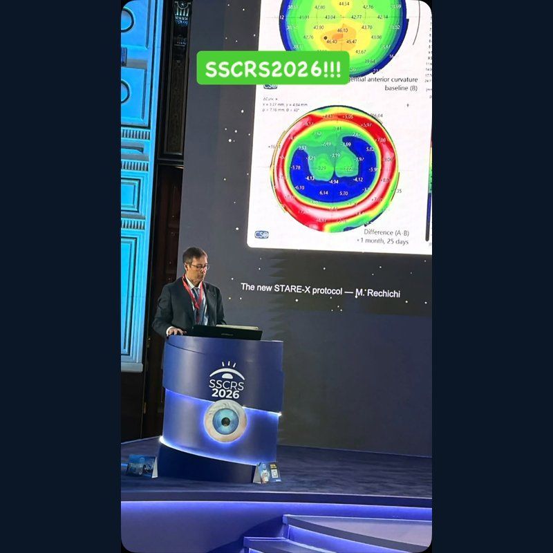 Keynote lecture sul cheratocono al congresso SSCRS 2026