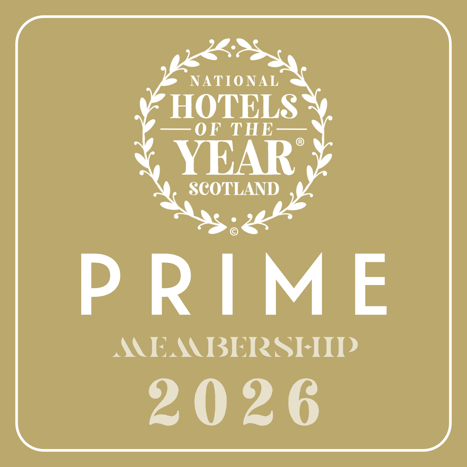 PRIME Membership 2026 of National Hotels of the Year Scotland and the Scottish Hotel People Awards