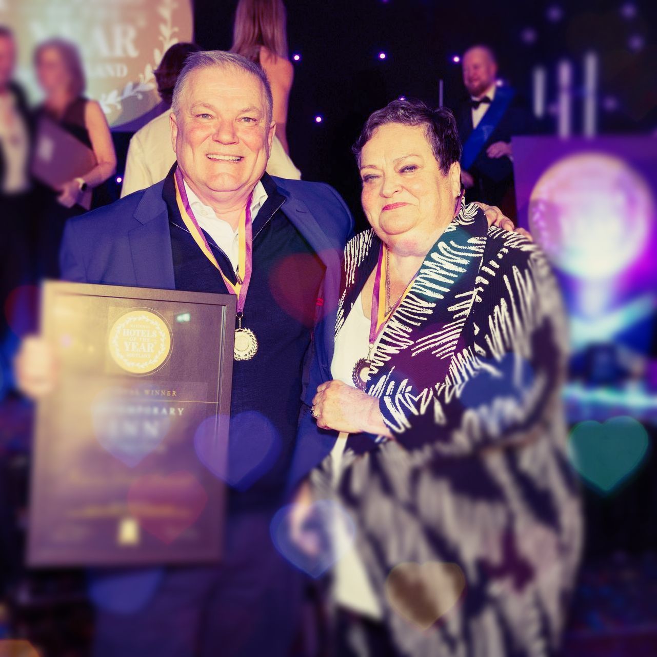 National Hotels of the Year - Scotland 2025 - Hospitality Heart winners Rosaline & Andrew Ryan National Hotels of the Year - Scotland 2025 - Hospitality Heart winners Rosaline & Andrew Ryan
