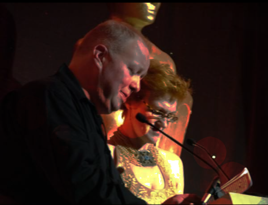 Gary & Vivien hosting an awards ceremony around 15 years ago
