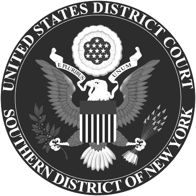 The seal of the united states district court southern district of new york