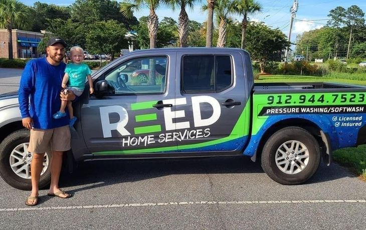 Picture With His Child | Savannah, GA | Reed Home Services