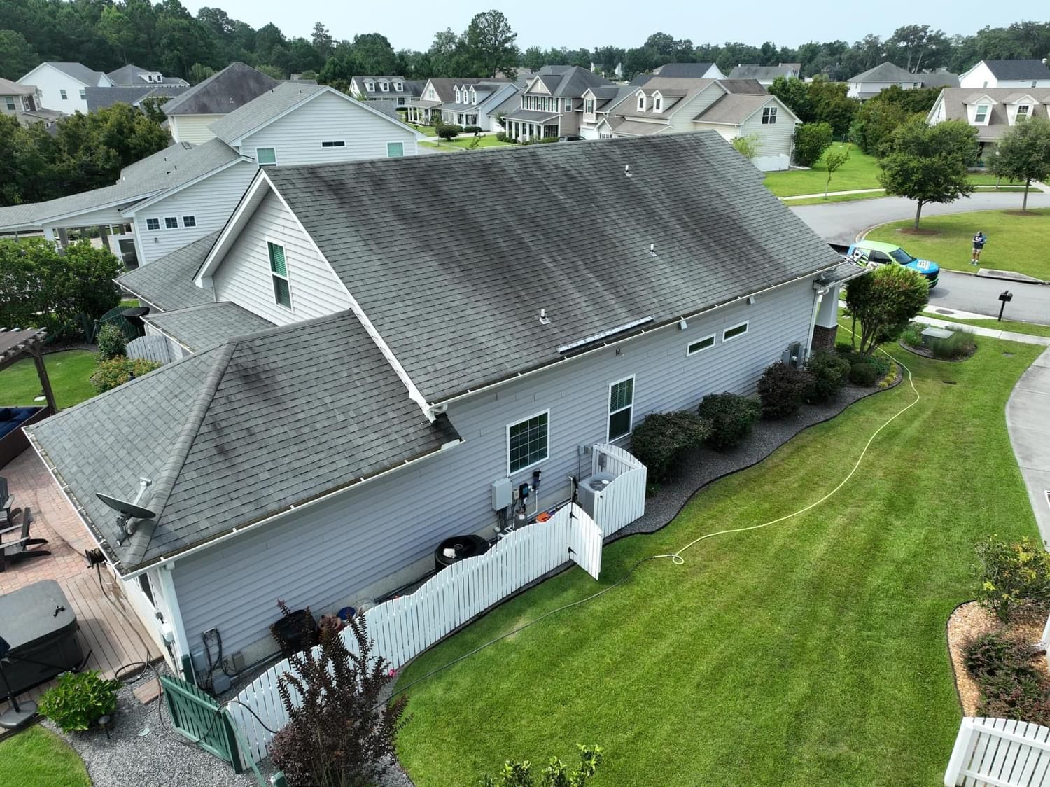 Before Roof Cleaning | Savannah, GA | Reed Home Services