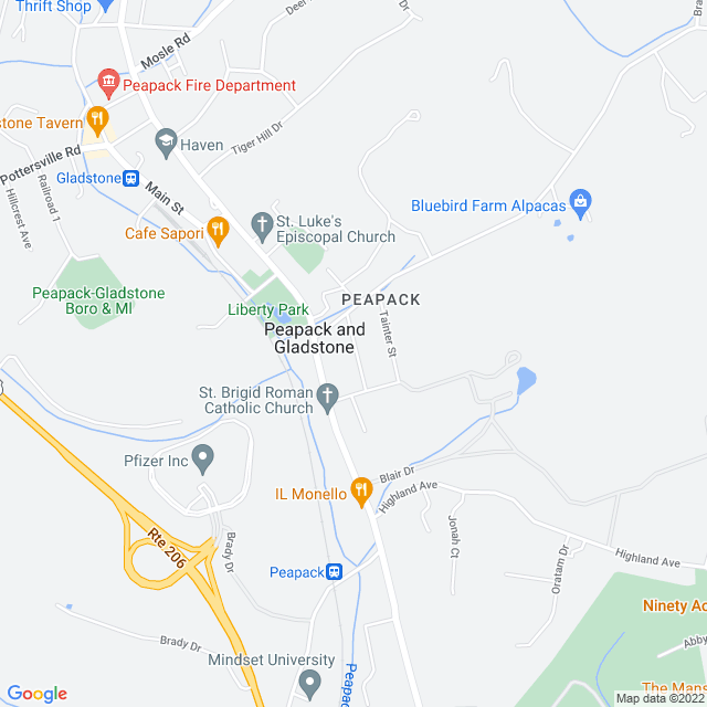 Map of business location