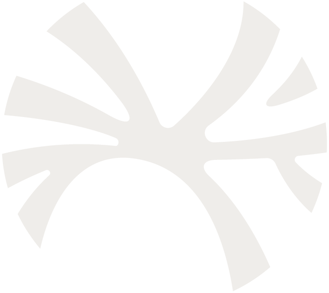 Abstract light gray geometric logo on a white background