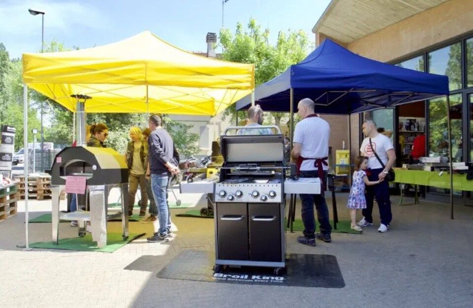 show cooking con forni pizza e barbecue a Reggio Emilia