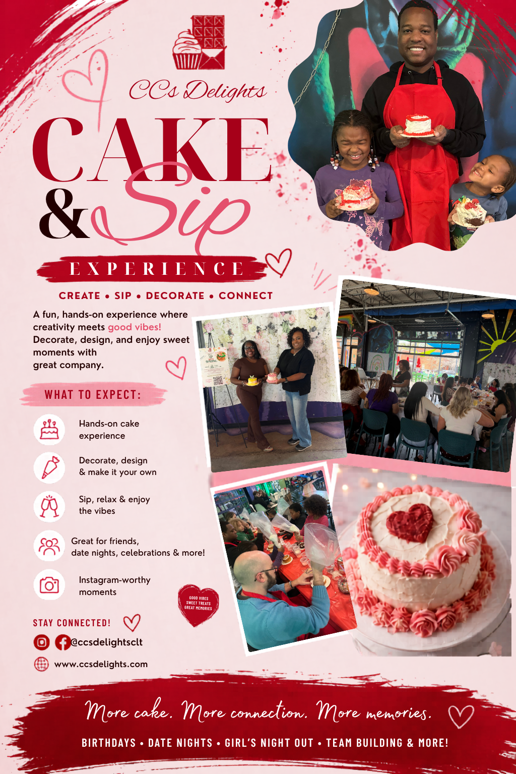 Cake & Sip Experience