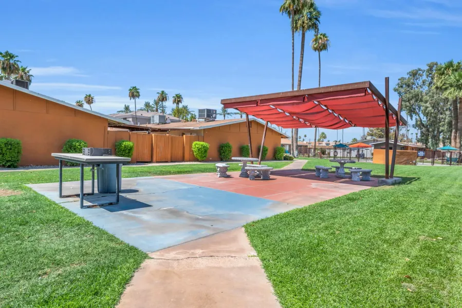 Outdoor grills at Villa Ventura.