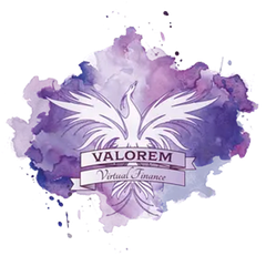 Logo with phoenix in white, set against a purple watercolor background; text reads 