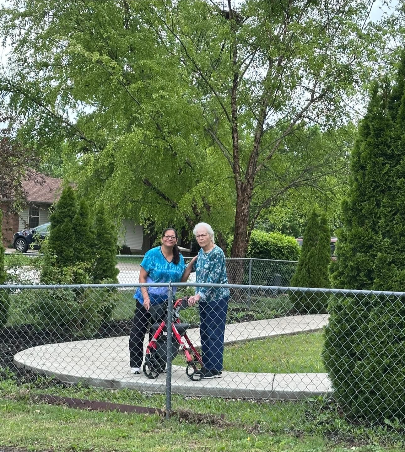 daily walk at assisted living facility in ozark mo