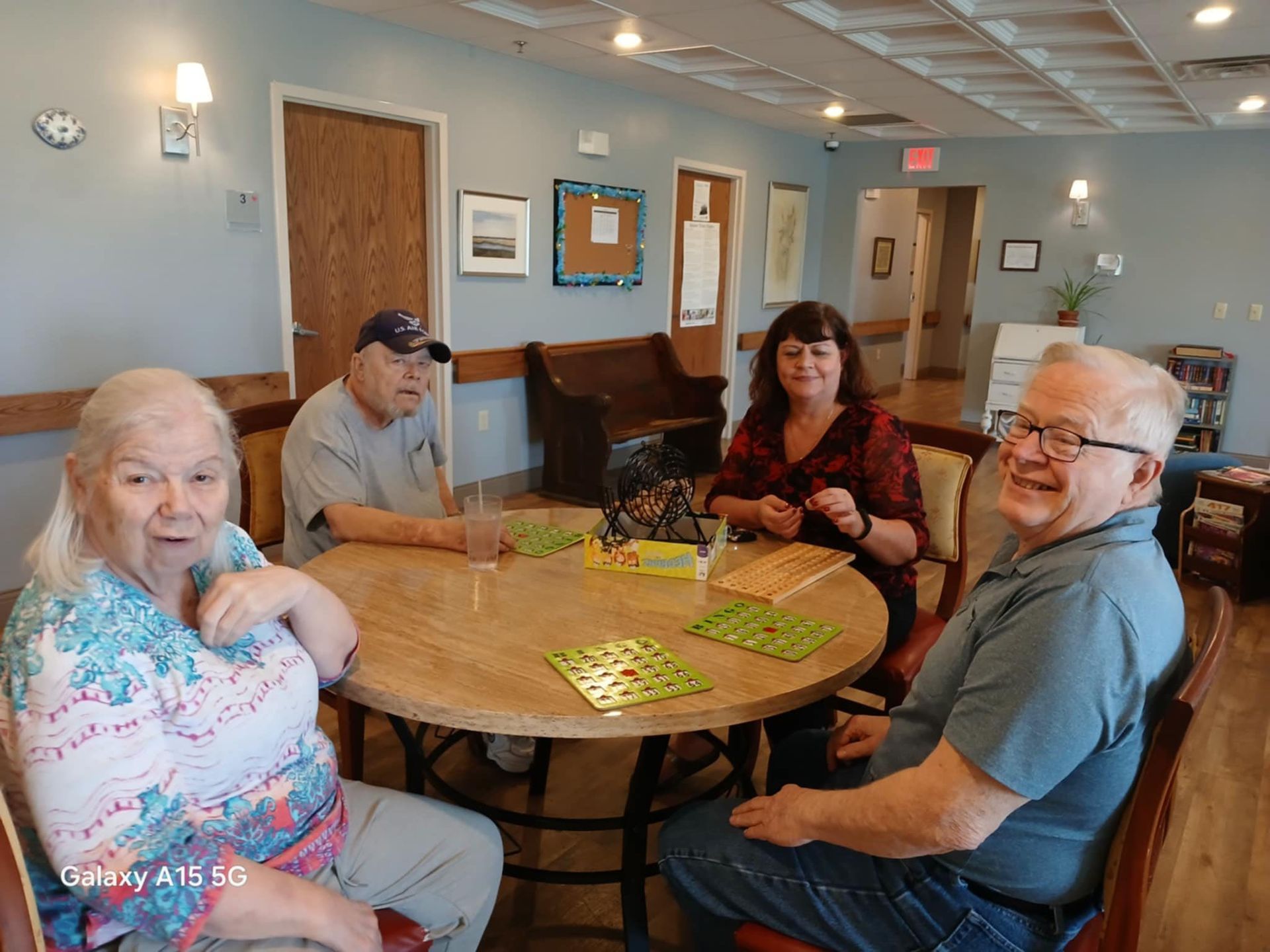 residents at assisted living facility playing bingo | ozark mo