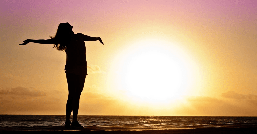 Woman taking a Mental Health Day off for herself and mental wellbeing