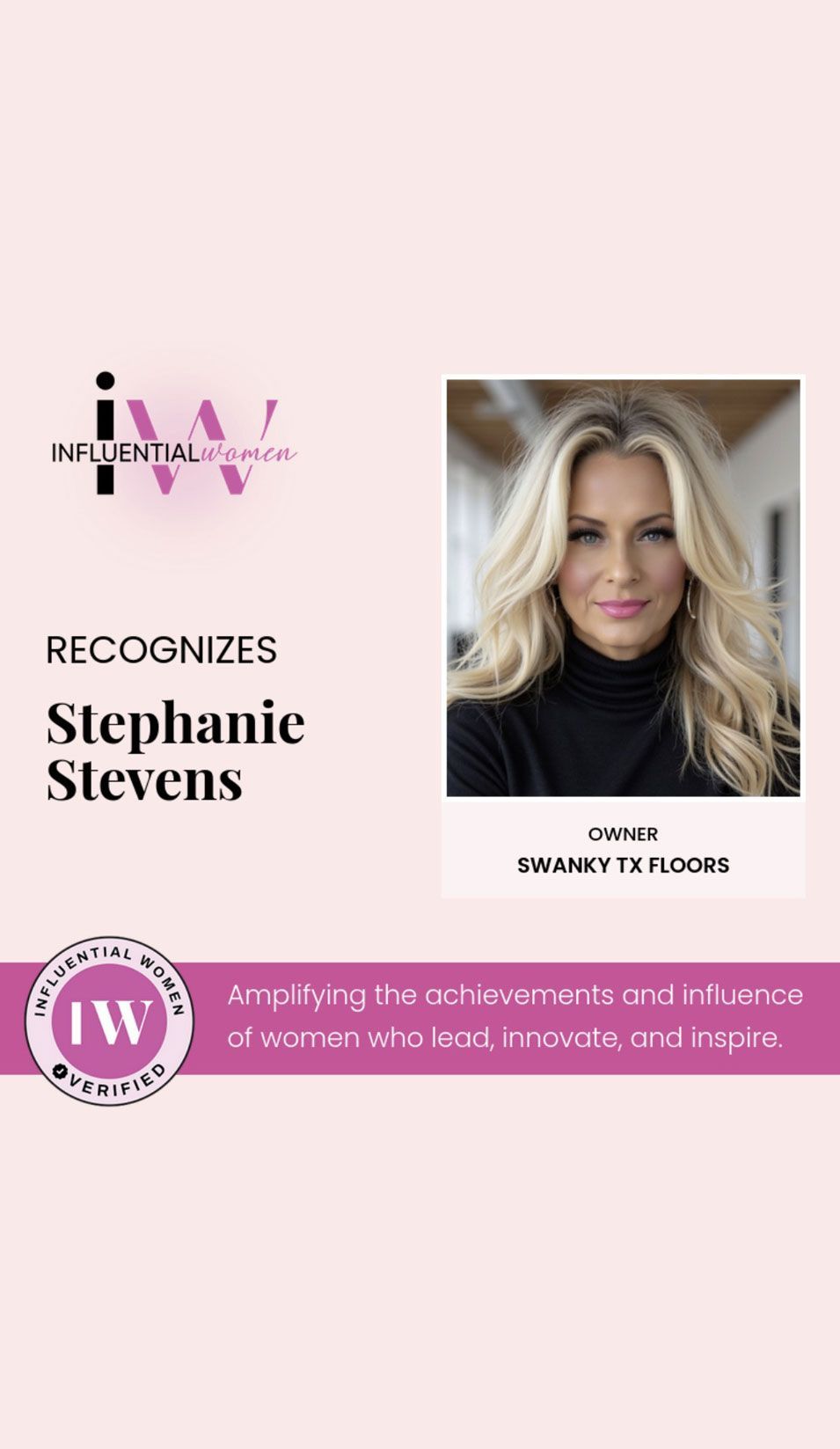 Influential Women Award