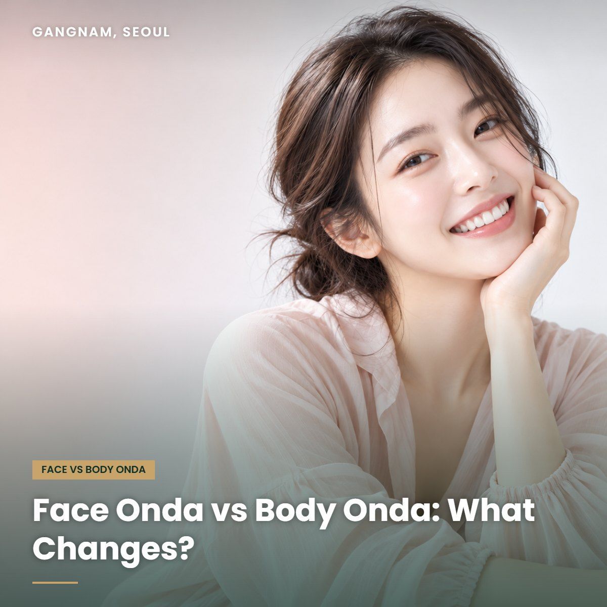 Face Onda and Body Onda at YAAN Clinic Gangnam, Seoul