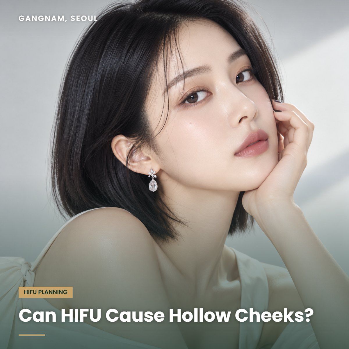 Preventing hollow cheeks after HIFU at YAAN Clinic Gangnam, Seoul