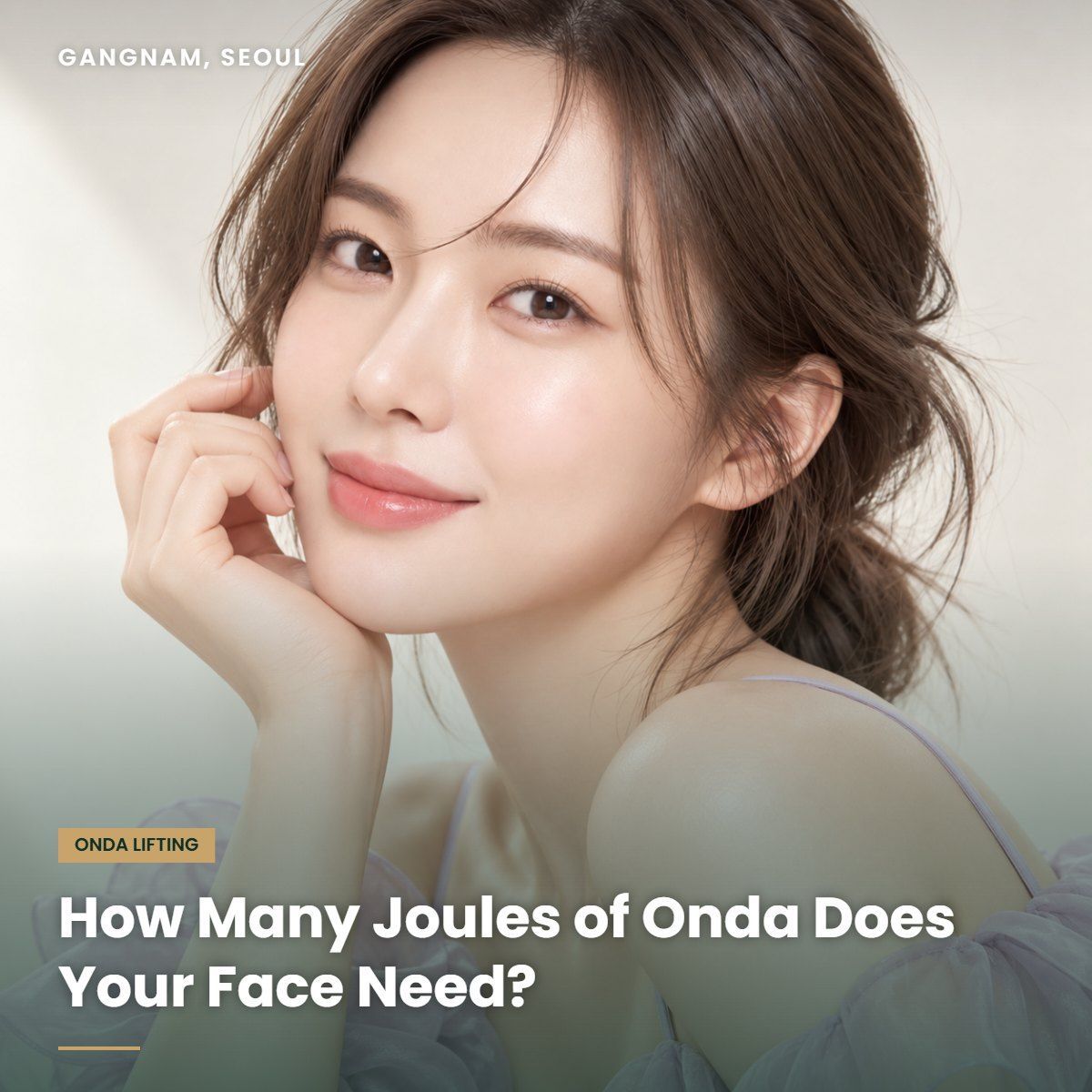 Onda lifting energy guide at YAAN Clinic Gangnam, Seoul