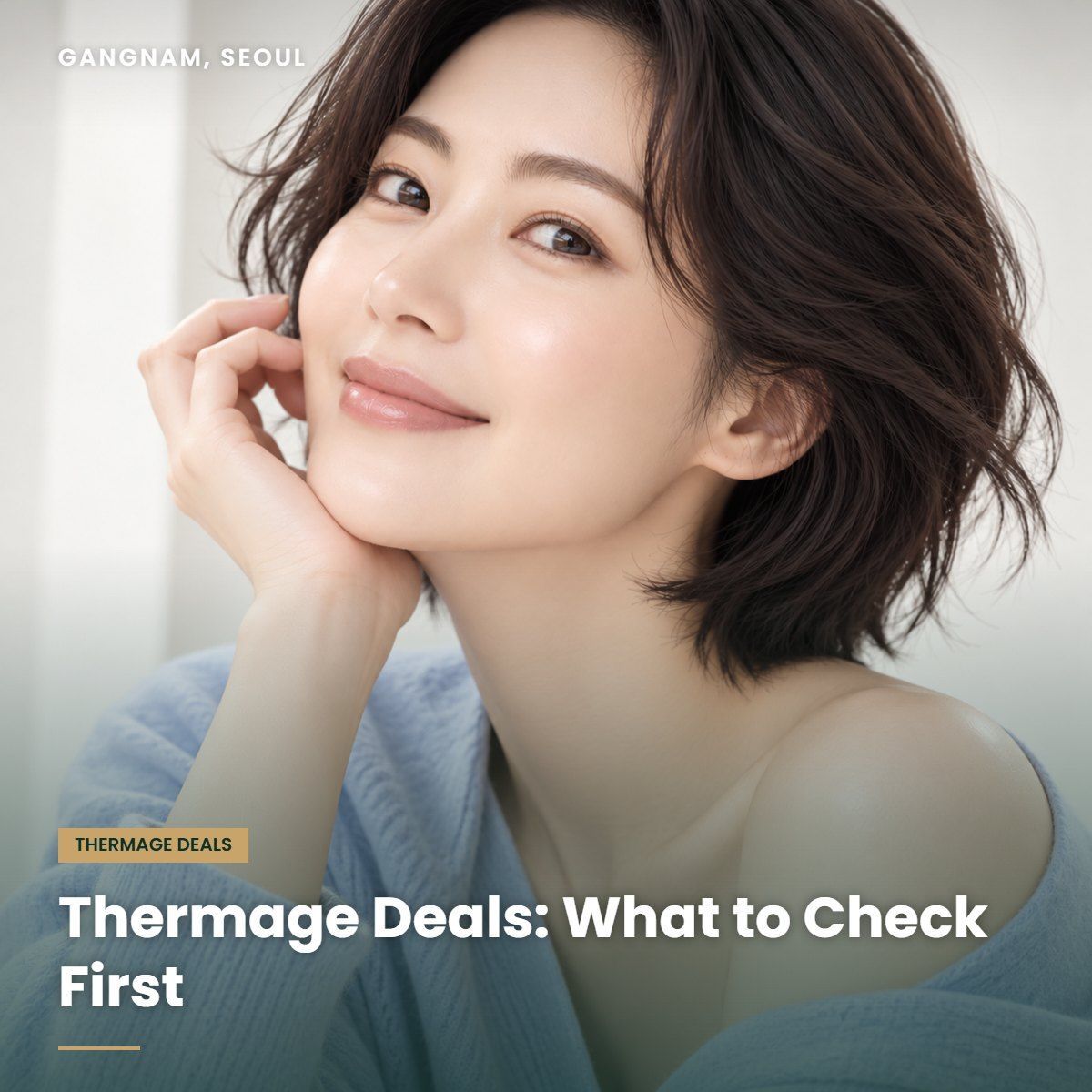 Thermage FLX deals checklist at YAAN Clinic Gangnam, Seoul
