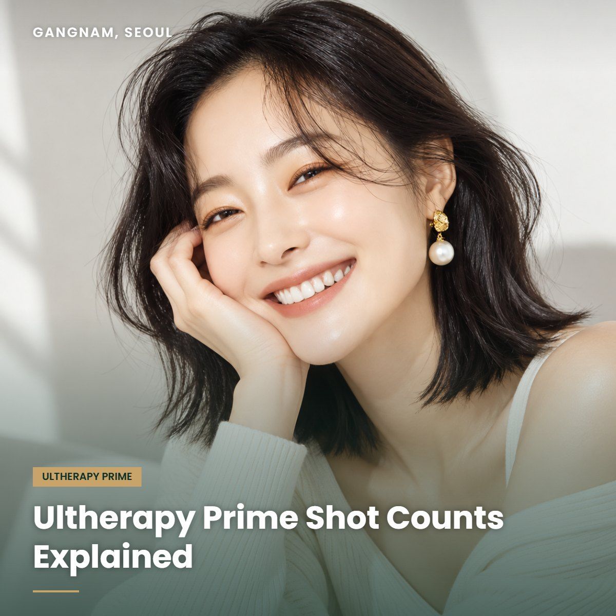 Ultherapy Prime shot count planning at YAAN Clinic Gangnam, Seoul