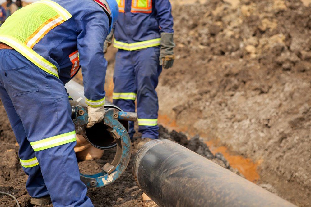 Two Man Fixing Water Plumbing Pipe line - Plumber in East Tamworth, NSW