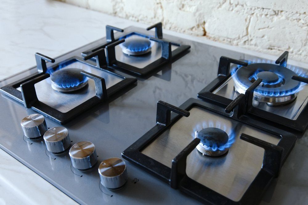 Gas cooker with Blue Flame - Plumber in East Tamworth, NSW
