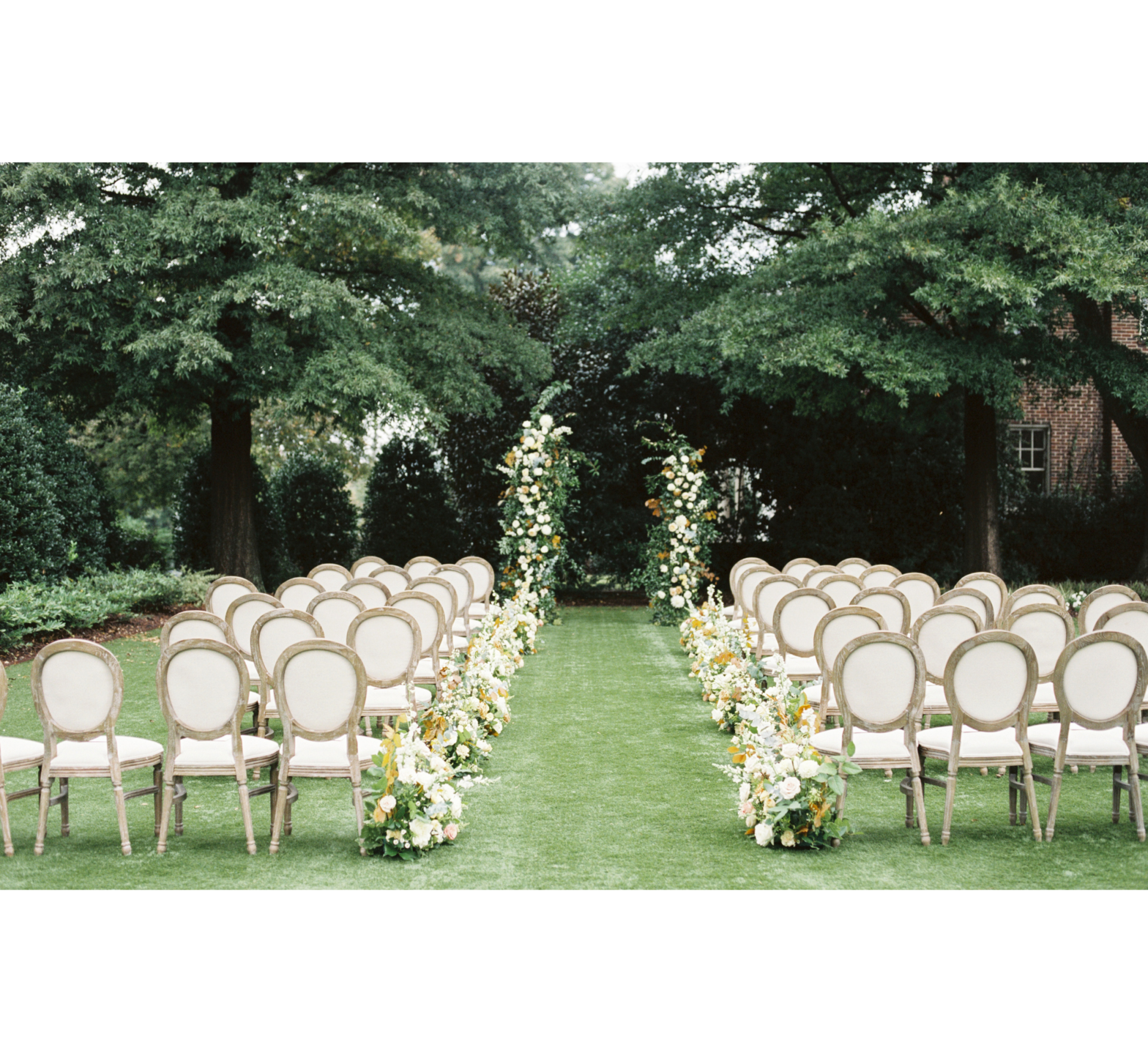 garden party wedding in raleigh North Carolina