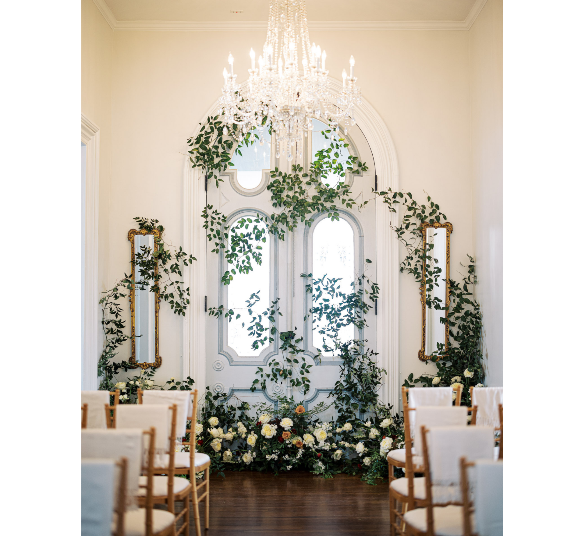 indoor wedding ceremony in Downtown Raleigh North Carolina