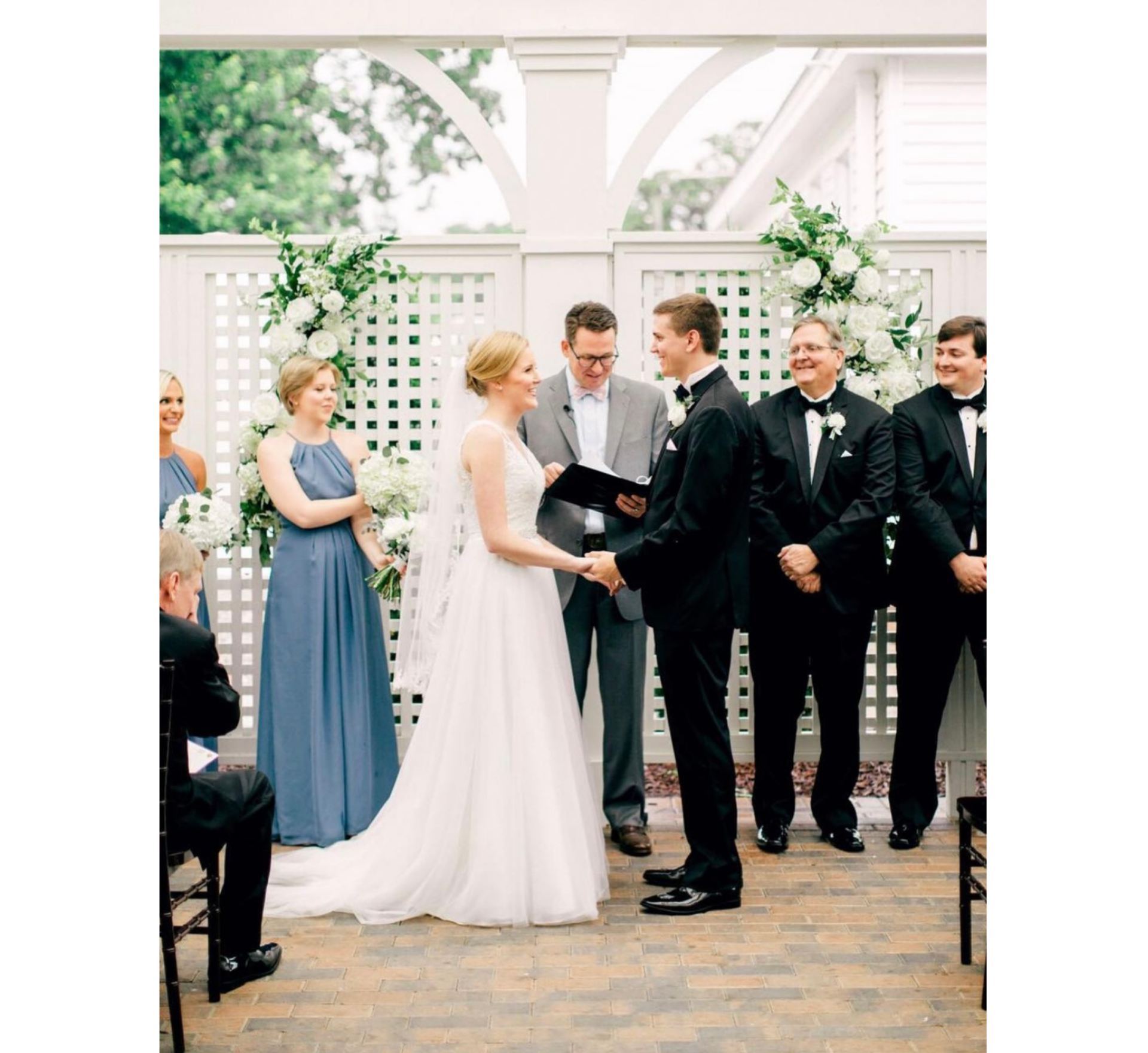 indoor wedding ceremony in raleigh North Carolina