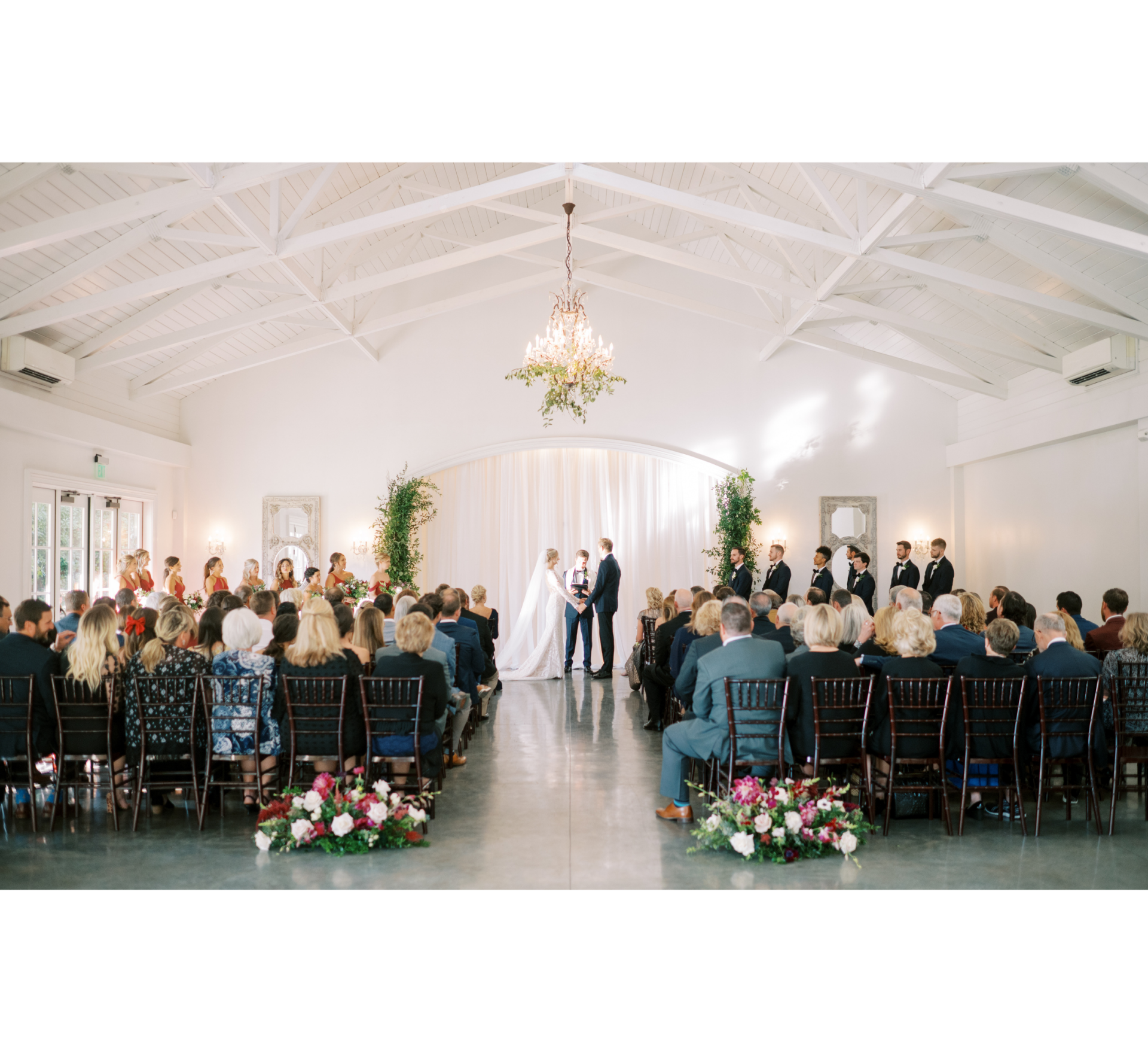 indoor wedding ceremony in raleigh North Carolina