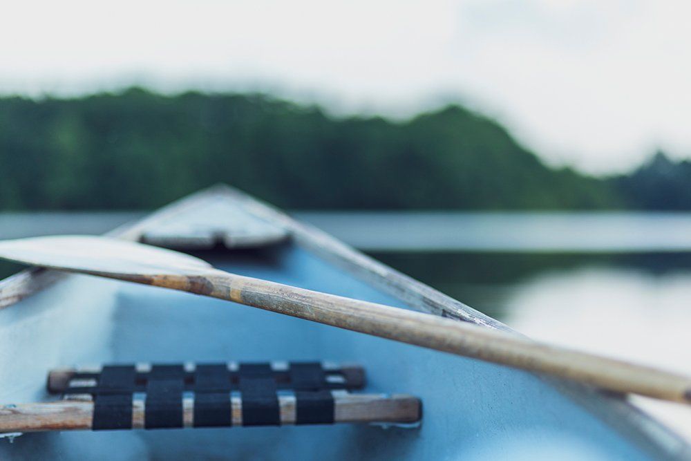 Close Up of Paddle on the Boat | Vernon, FL | Canoe Adventures | Cypress Springs