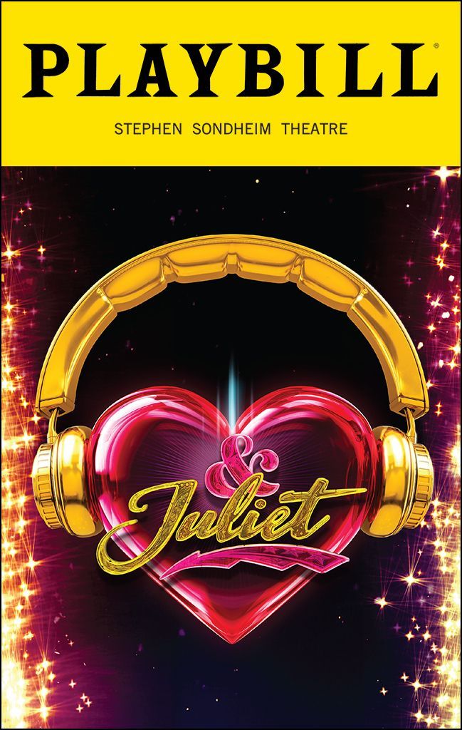 Playbill for & Juliet, the musical