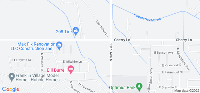 Map of business location