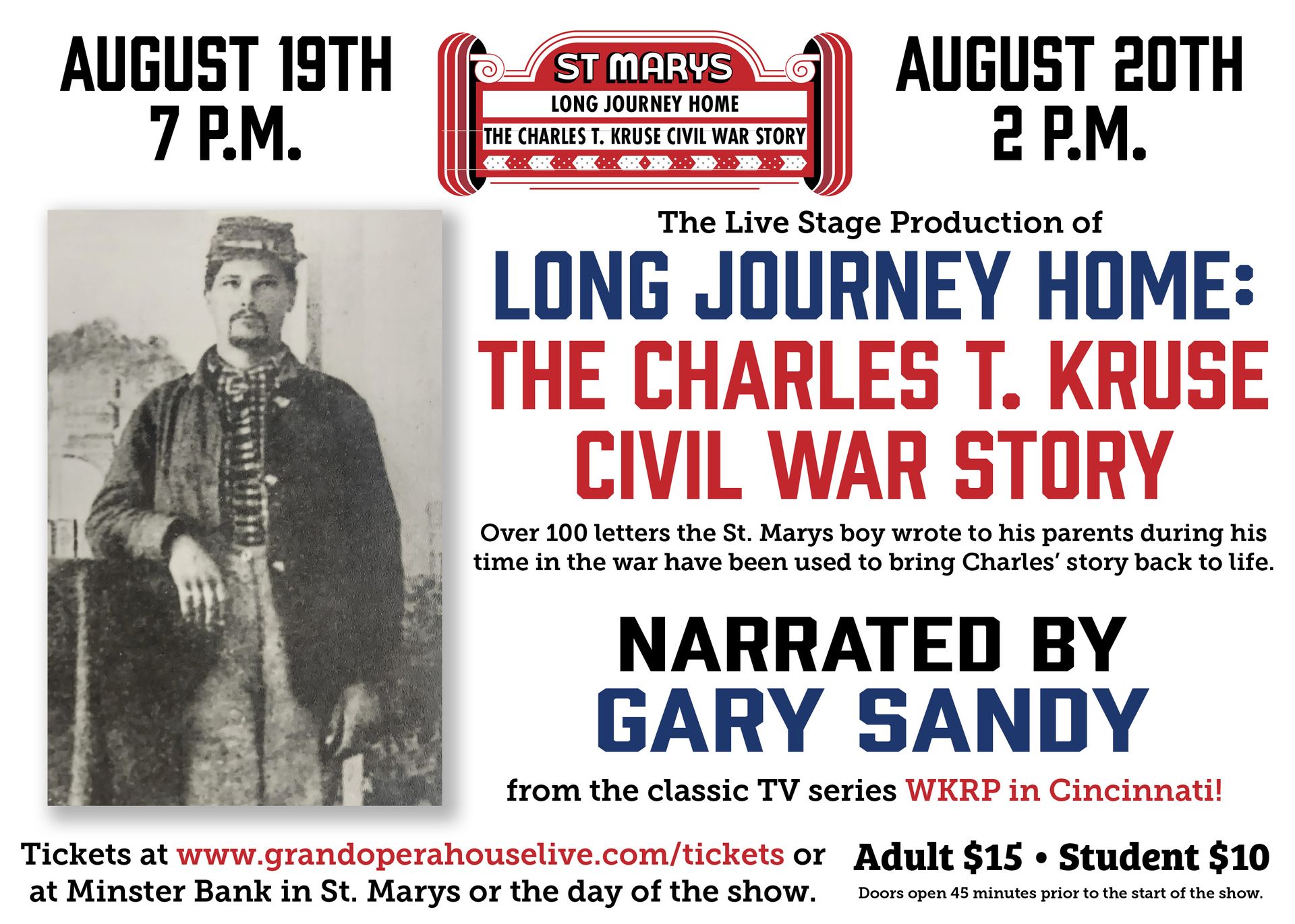 A poster for a show called long journey home