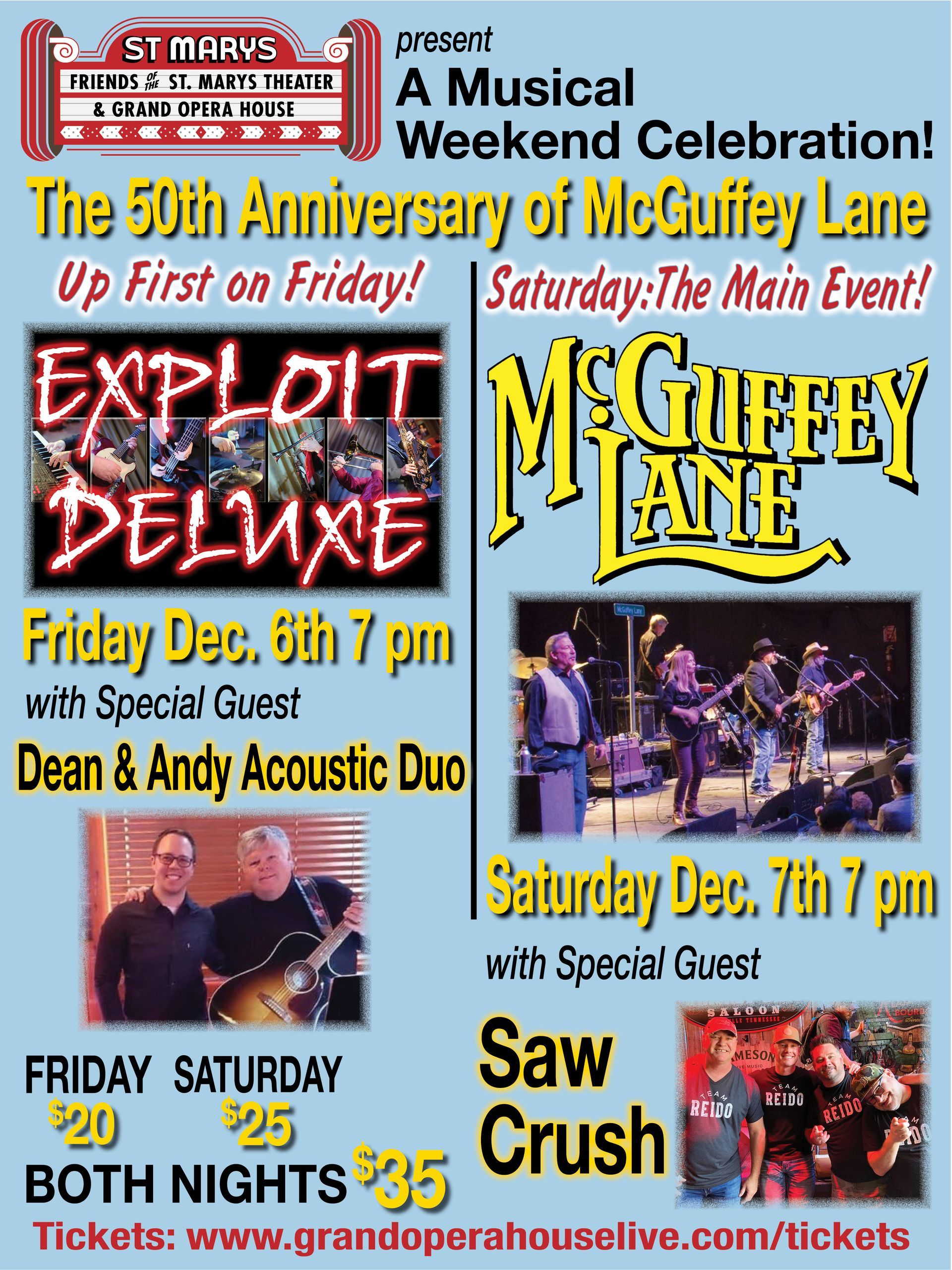 The 50th anniversary of mcguffey lane is being celebrated with a musical weekend celebration