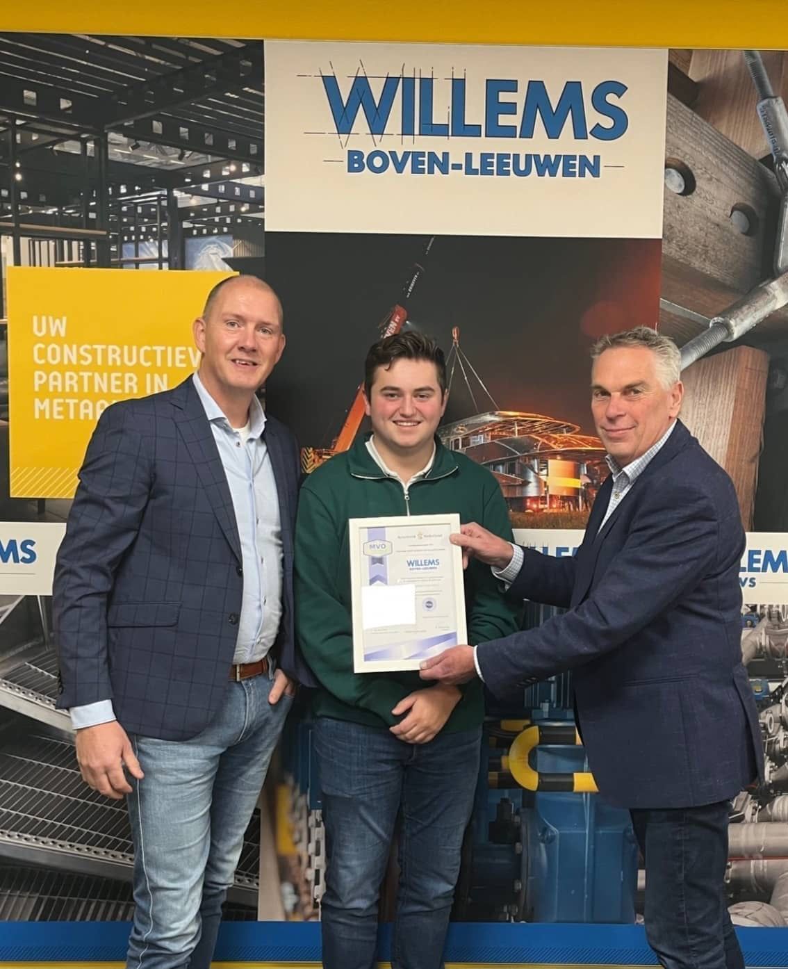 MVO keurmerk behaald bij Willems Boven-Leeuwen