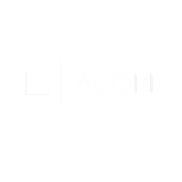 White Acorn logo
