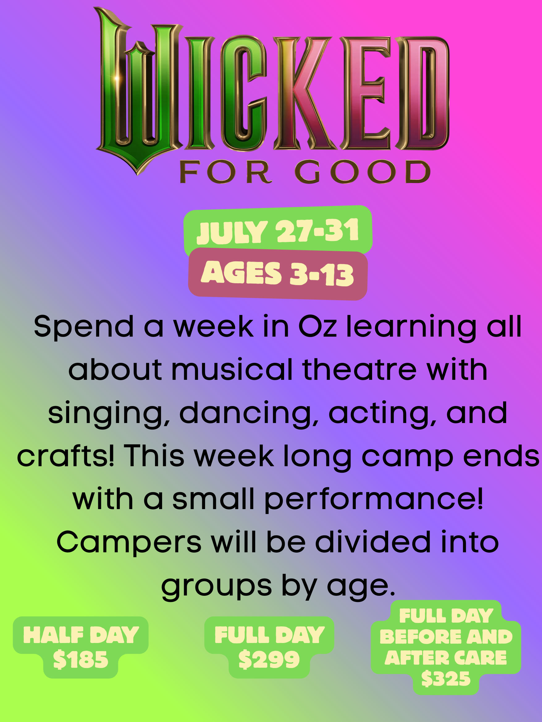 Summer Camps | Moss Performing Arts Academy