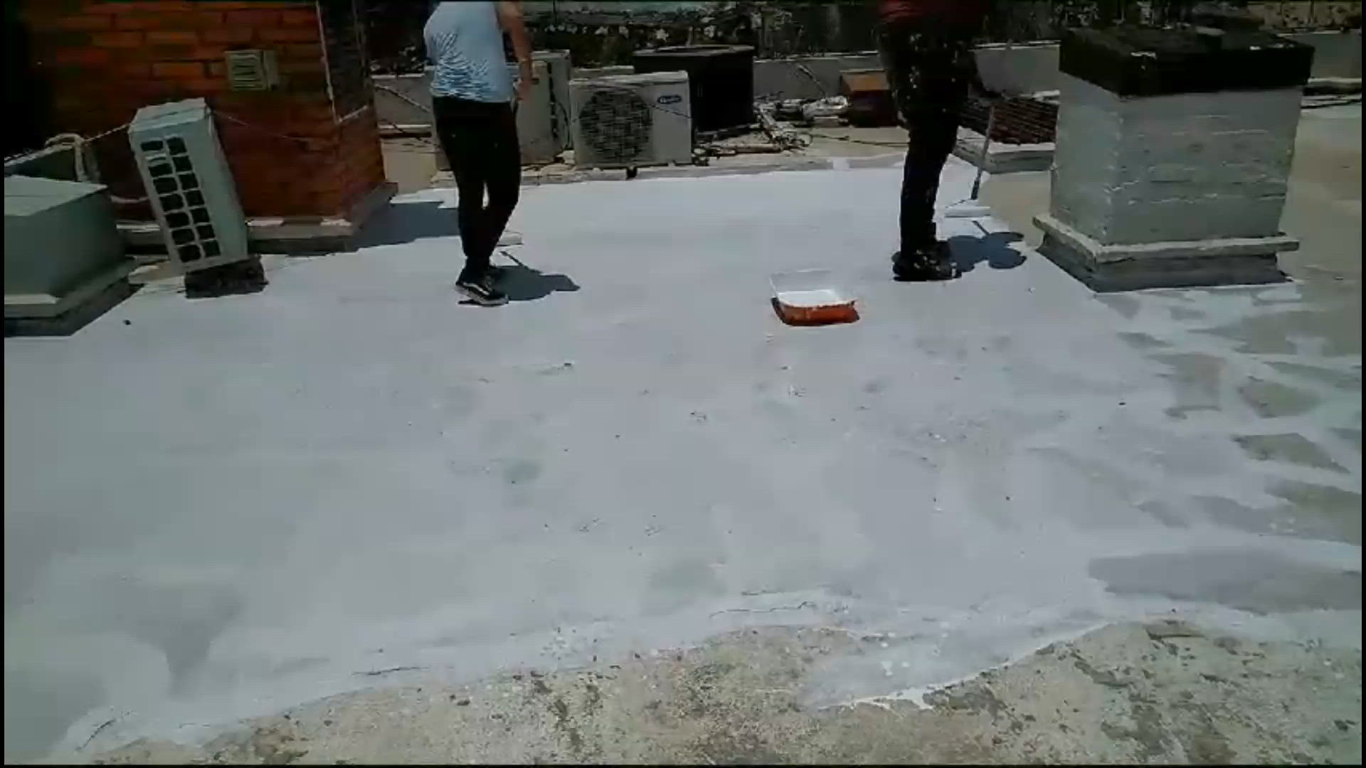 Aplicação com Rolo