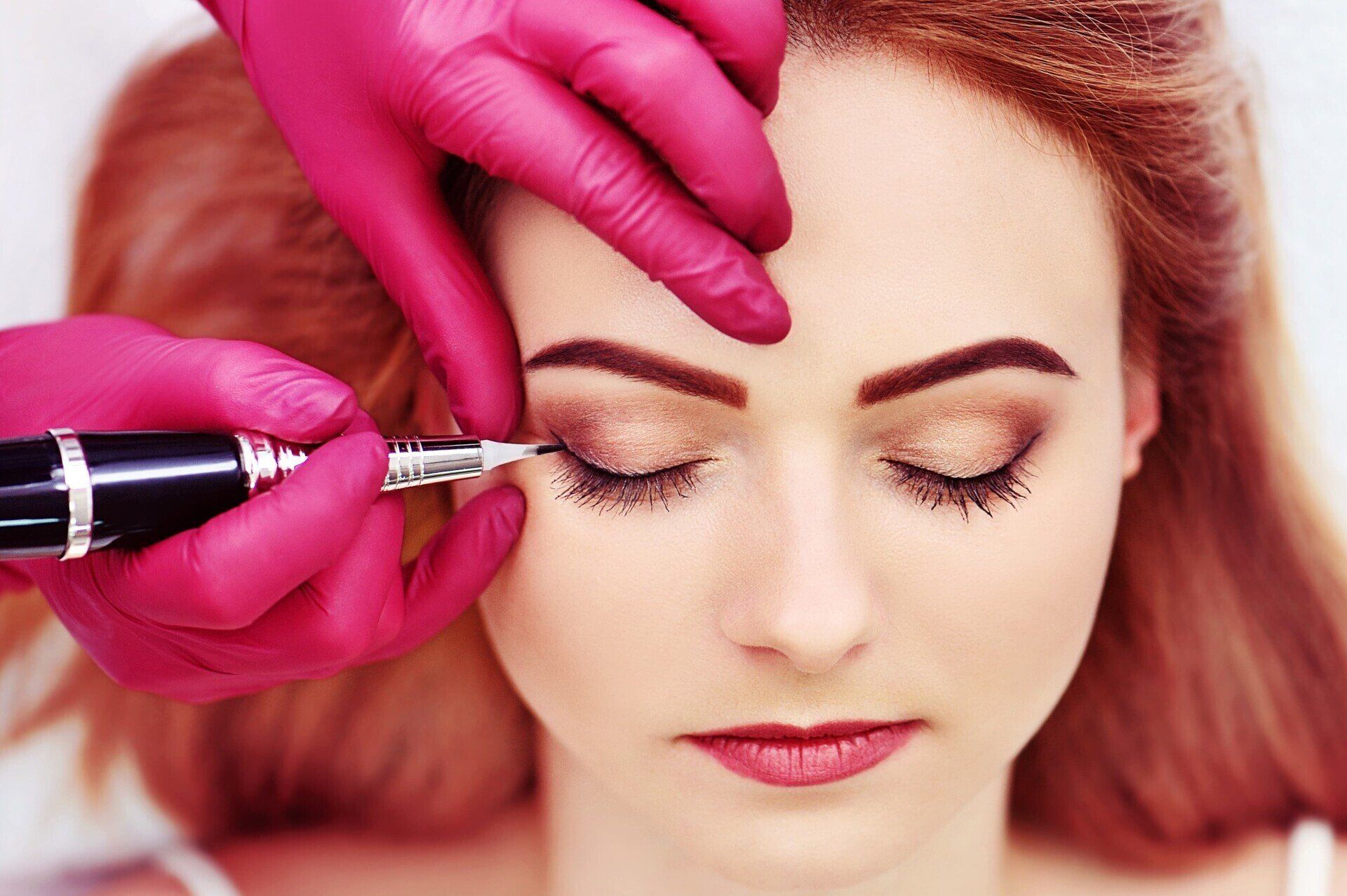 Girl Adding Make Up