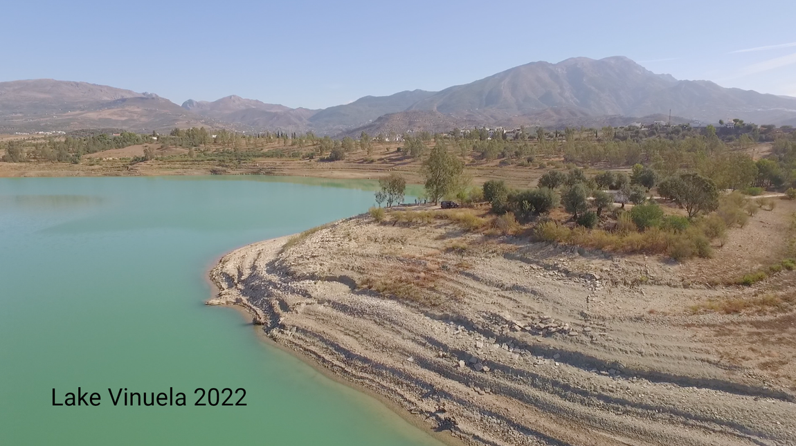 Lake Vinuela last year.
