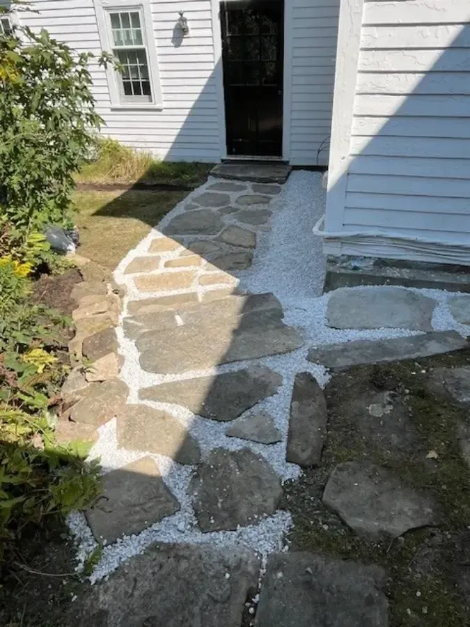 stone walk way repair