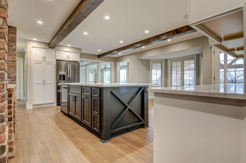 whole floor remodel | kitchen remodel | main floor remodeling project in Kansas City