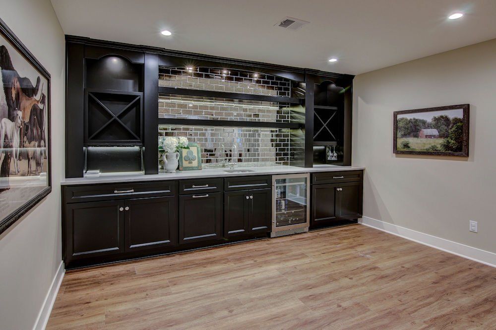 KC basement remodelers | walkout basement remodeling project