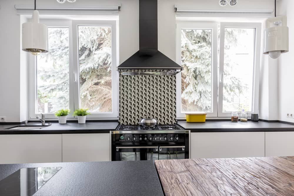 A Kitchen with A Stove, Oven, Sink, and Window — Colour Splash in Hunter Valley, NSW