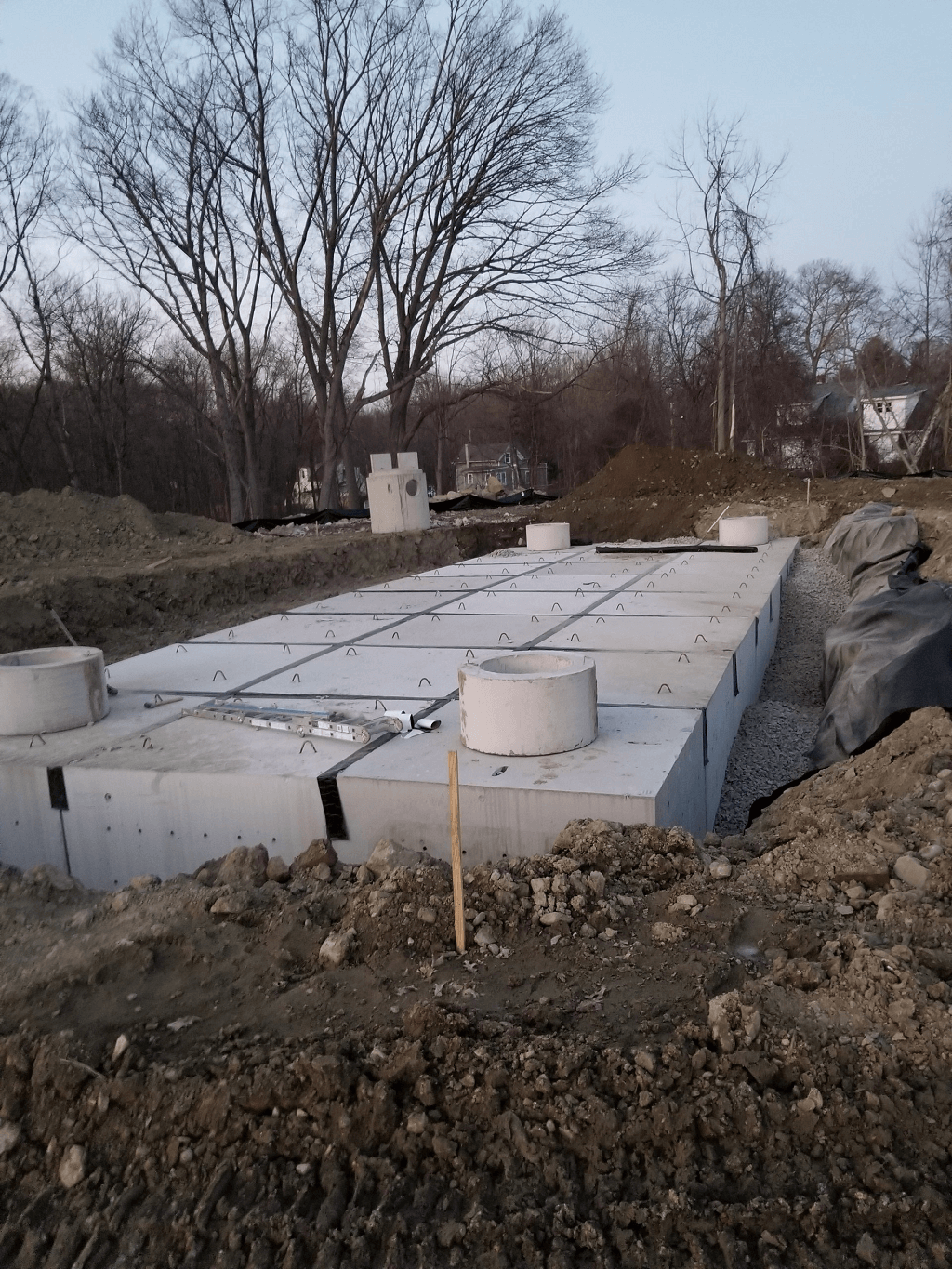 drainage and masonry services, drainage systems, masonry construction & repair services in orange ct, thomas asphalt and concrete