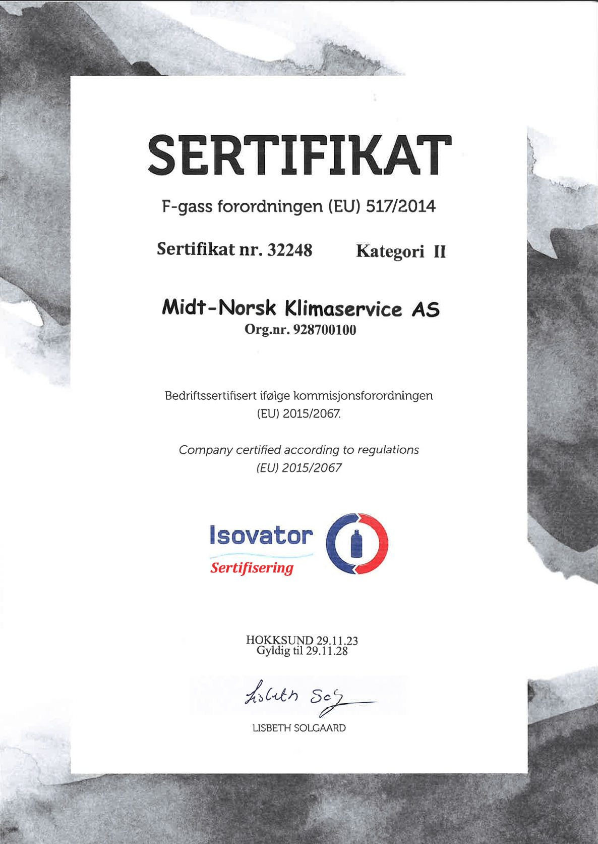 Sertifisering
