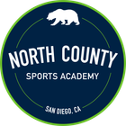 North County Sports Academy logo with white bear on navy background, San Diego, CA