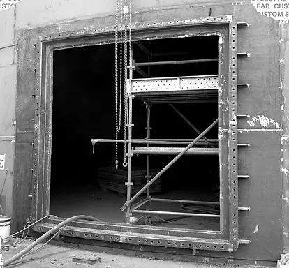 Black And White Steel Structure — Custom Steel Fab in Garbutt, QLD Black And White Steel Structure — Custom Steel Fab in Garbutt, QLD