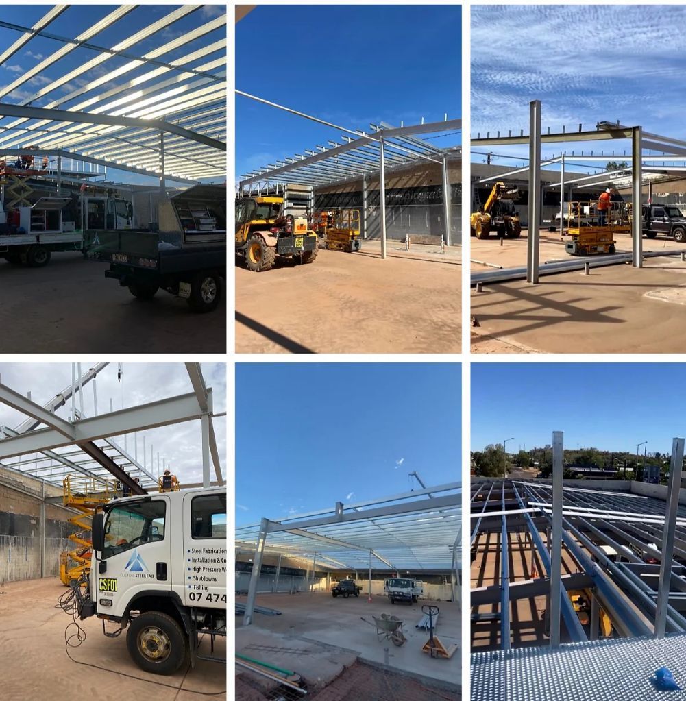 Structural Steel Erection — Custom Steel Fab in Garbutt, QLD Structural Steel Erection — Custom Steel Fab in Garbutt, QLD
