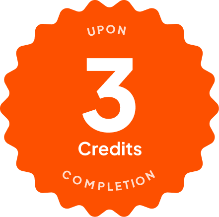 Badge: 4 Credits Upon Completion